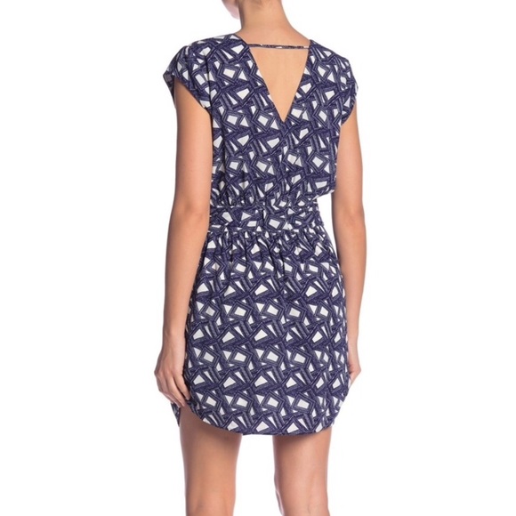 NWT DR2 by Daniel Rainn Cap Sleeve Surplice Dress - Picture 2 of 2